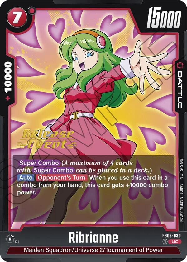 Ribrianne (FB02-030) [Blazing Aura Pre-Release Cards] | Cards and Coasters CA