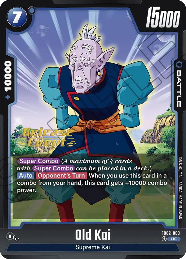 Old Kai [Blazing Aura Pre-Release Cards] | Cards and Coasters CA