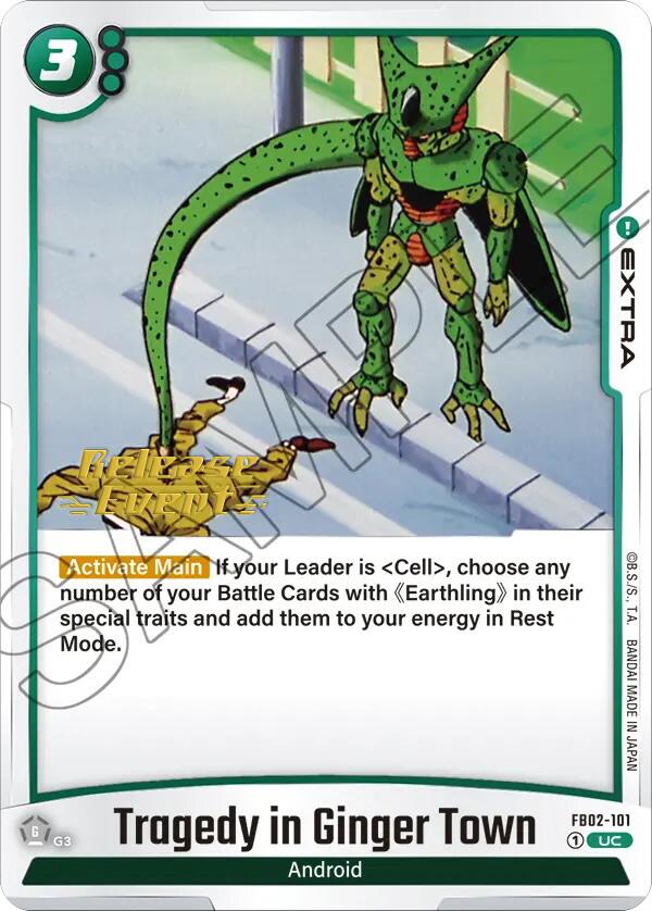 Tragedy in Ginger Town [Blazing Aura Pre-Release Cards] | Cards and Coasters CA