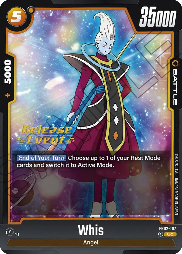 Whis (FB02-107) [Blazing Aura Pre-Release Cards] | Cards and Coasters CA