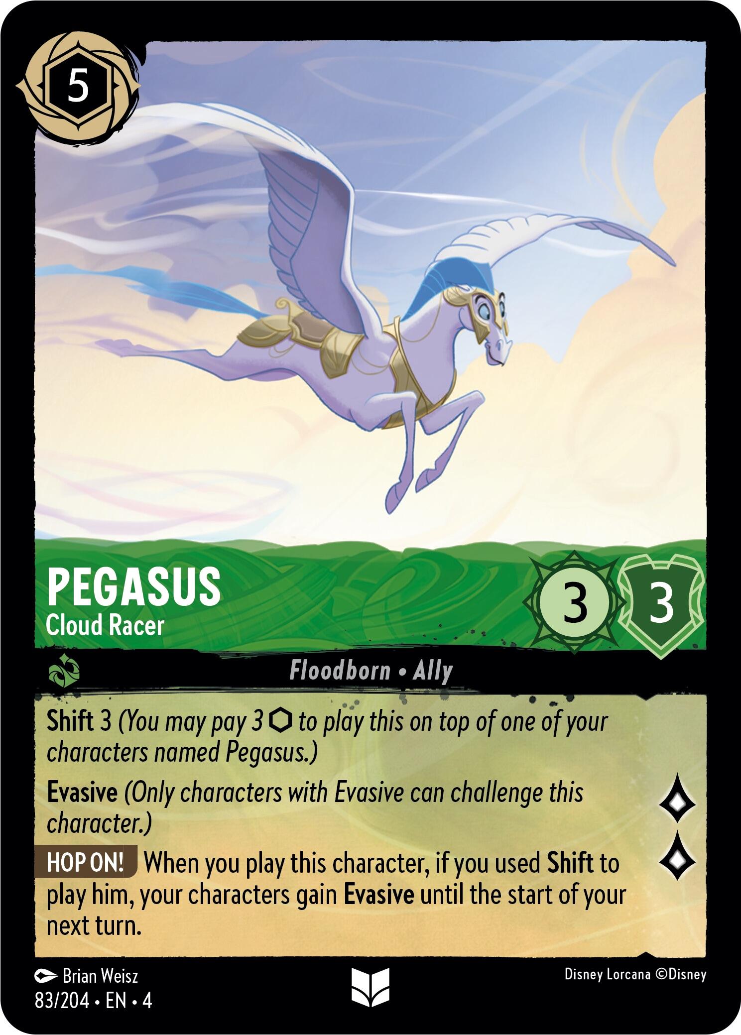 Pegasus - Cloud Racer (83/204) [Ursula's Return] | Cards and Coasters CA