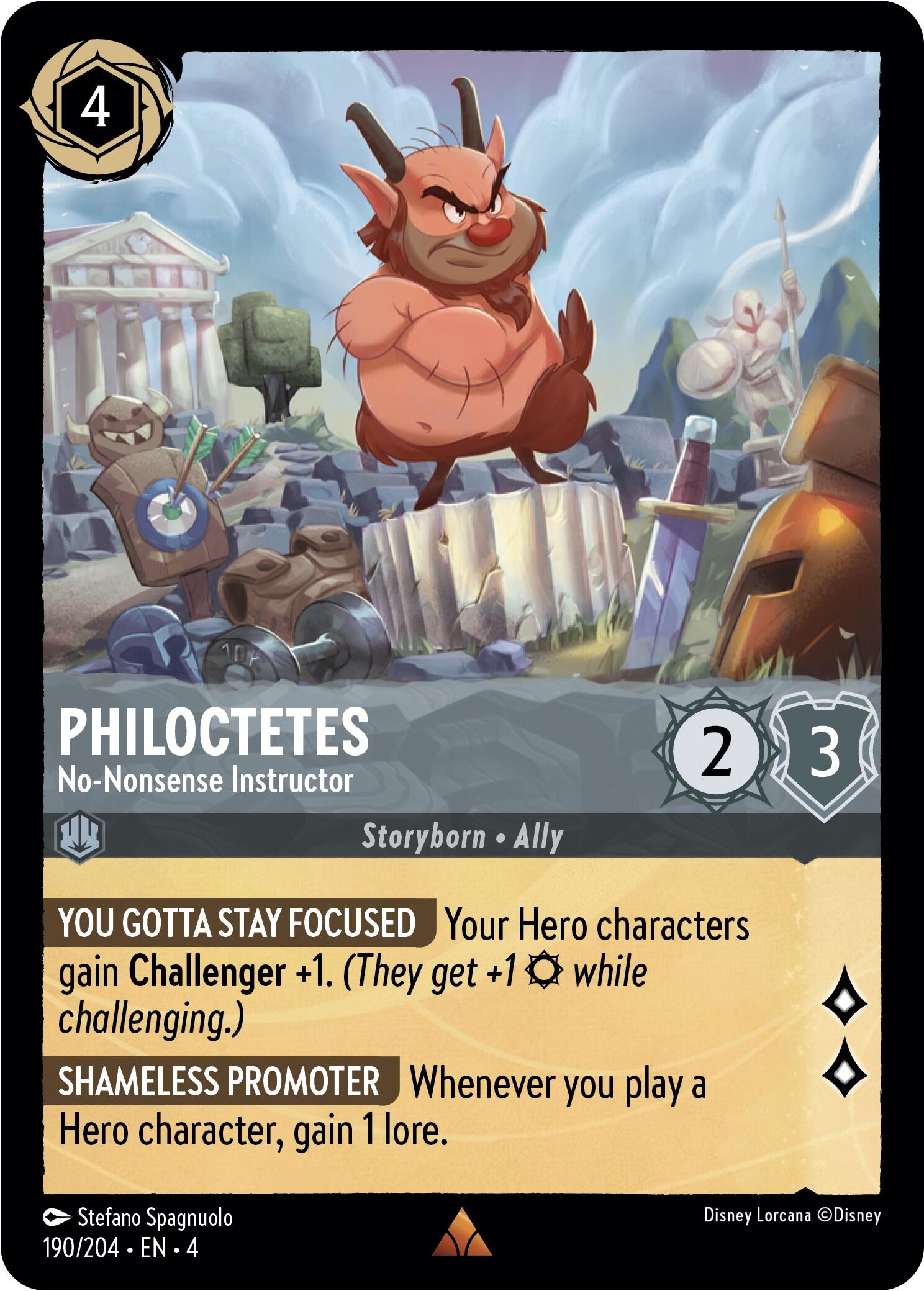 Philoctetes - No-Nonsense Instructor (190/204) [Ursula's Return] | Cards and Coasters CA