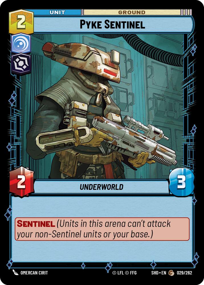 Pyke Sentinel (029/262) (029/262) [Shadows of the Galaxy] | Cards and Coasters CA