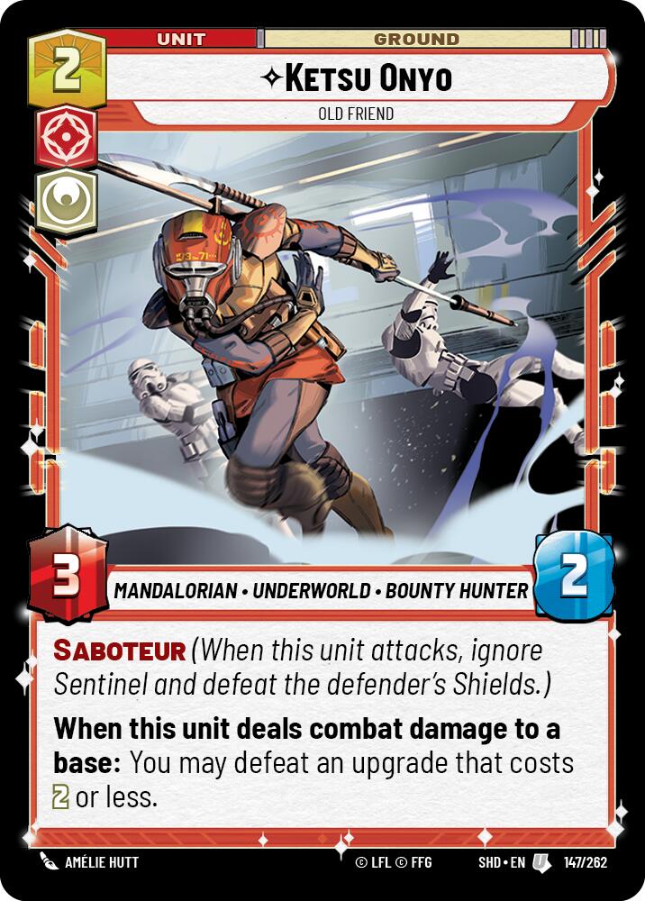 Ketsu Onyo - Old Friend (147/262) (147/262) [Shadows of the Galaxy] | Cards and Coasters CA