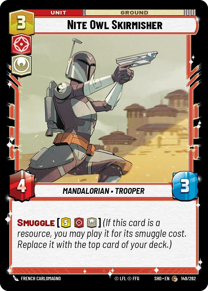 Nite Owl Skirmisher (149/262) (149/262) [Shadows of the Galaxy] | Cards and Coasters CA