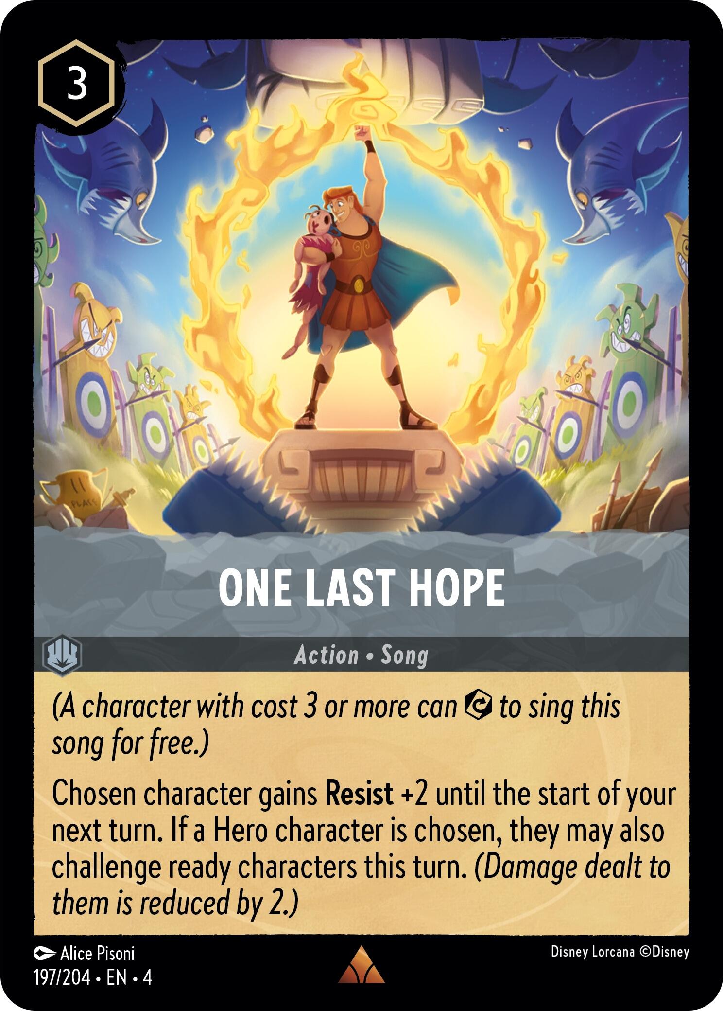 One Last Hope (197/204) [Ursula's Return] | Cards and Coasters CA