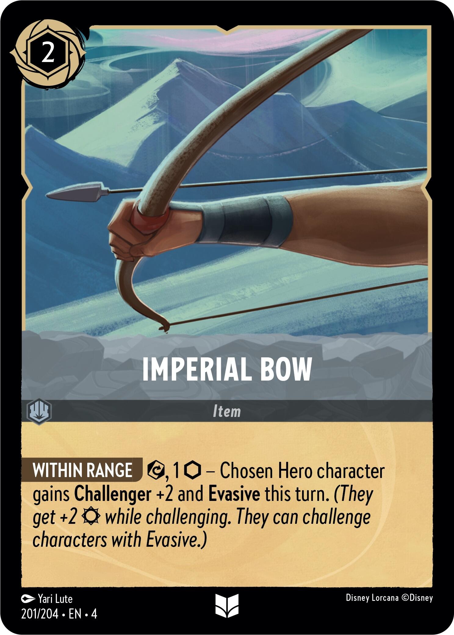 Imperial Bow (201/204) [Ursula's Return] | Cards and Coasters CA