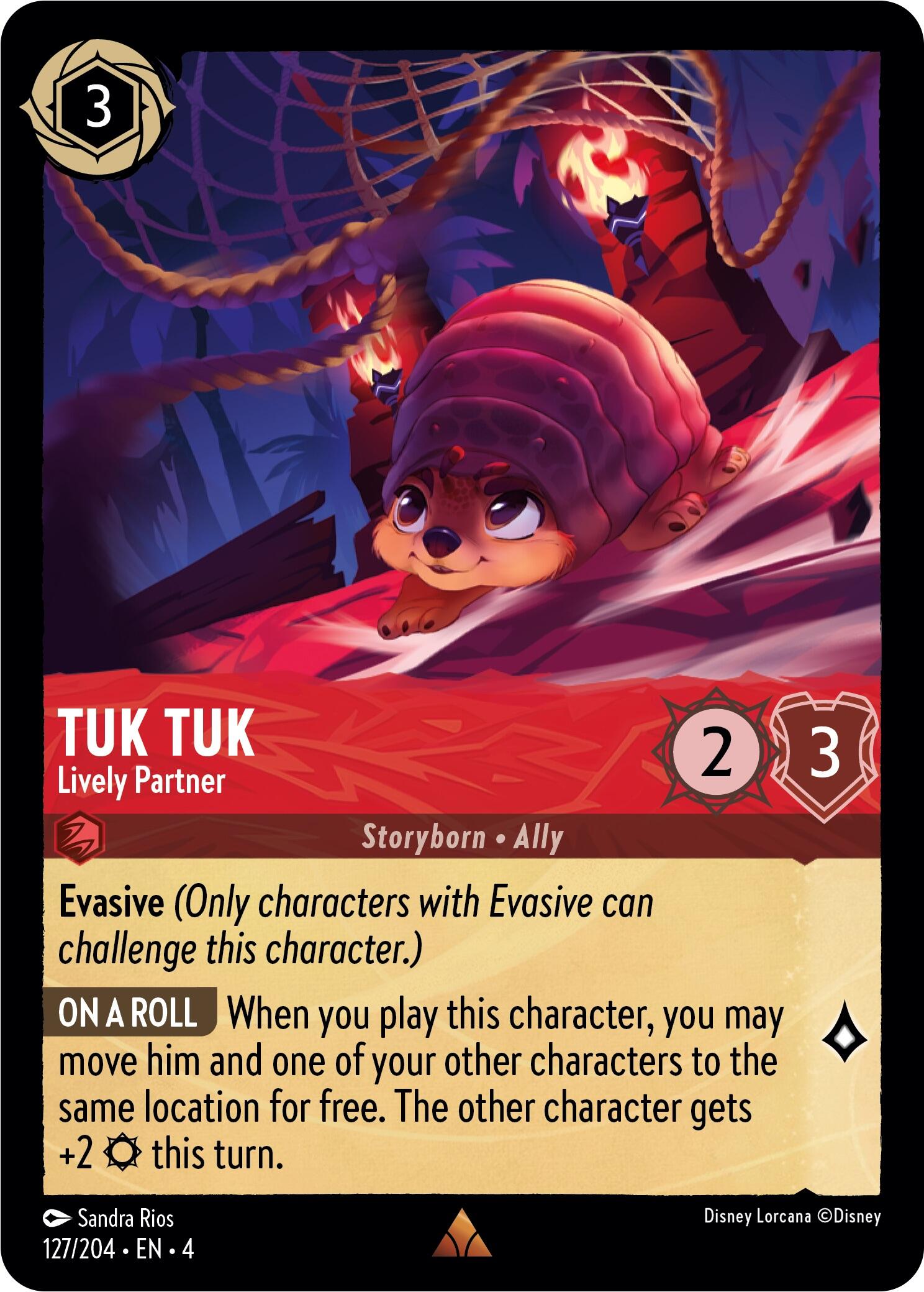 Tuk Tuk - Lively Partner (127/204) [Ursula's Return] | Cards and Coasters CA