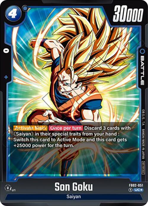 Son Goku (FB02-051) (Tournament Pack 02) [Fusion World Tournament Cards] | Cards and Coasters CA