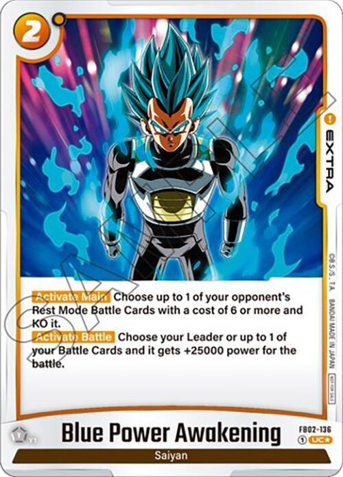 Blue Power Awakening (FB02-136) (Tournament Pack 02) [Fusion World Tournament Cards] | Cards and Coasters CA