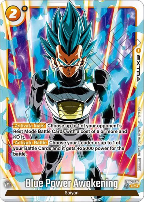 Blue Power Awakening (FB02-136) (Tournament Pack -Winner- 02) [Fusion World Tournament Cards] | Cards and Coasters CA