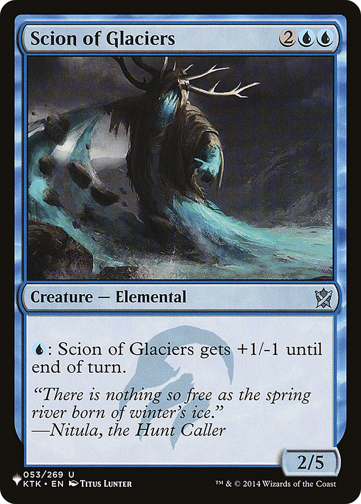 Scion of Glaciers [The List Reprints] | Cards and Coasters CA