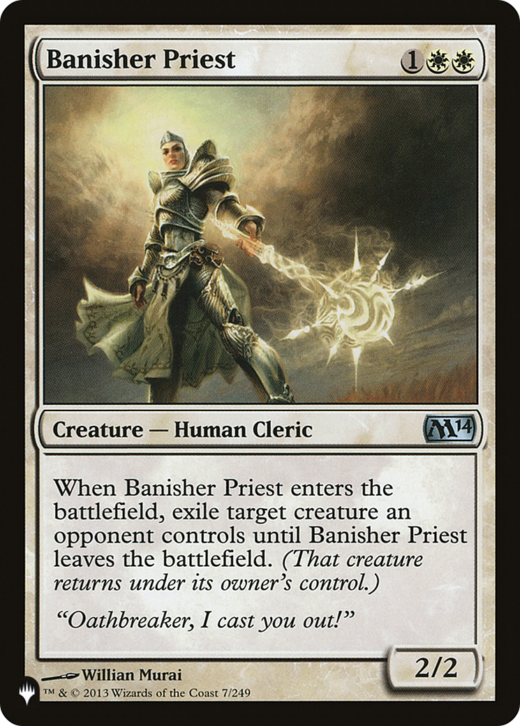 Banisher Priest [The List Reprints] | Cards and Coasters CA