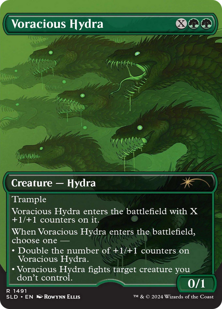 Voracious Hydra (Rainbow Foil) [Secret Lair Drop Series] | Cards and Coasters CA