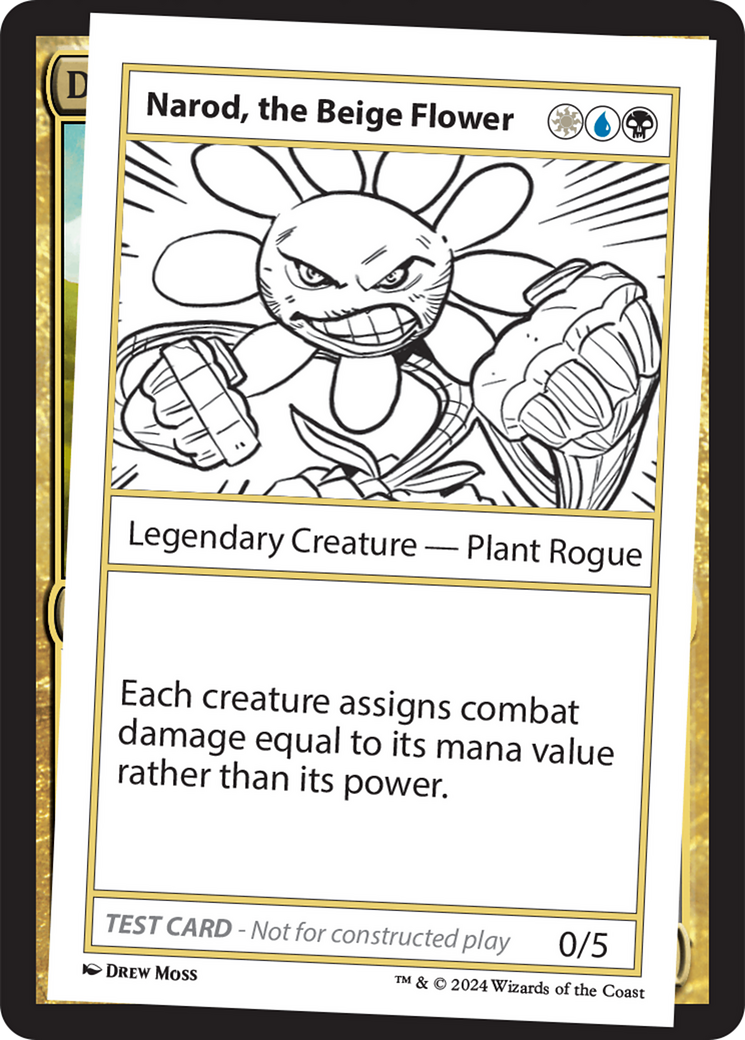 Narod, the Beige Flower [Mystery Booster 2 Playtest Cards] | Cards and Coasters CA