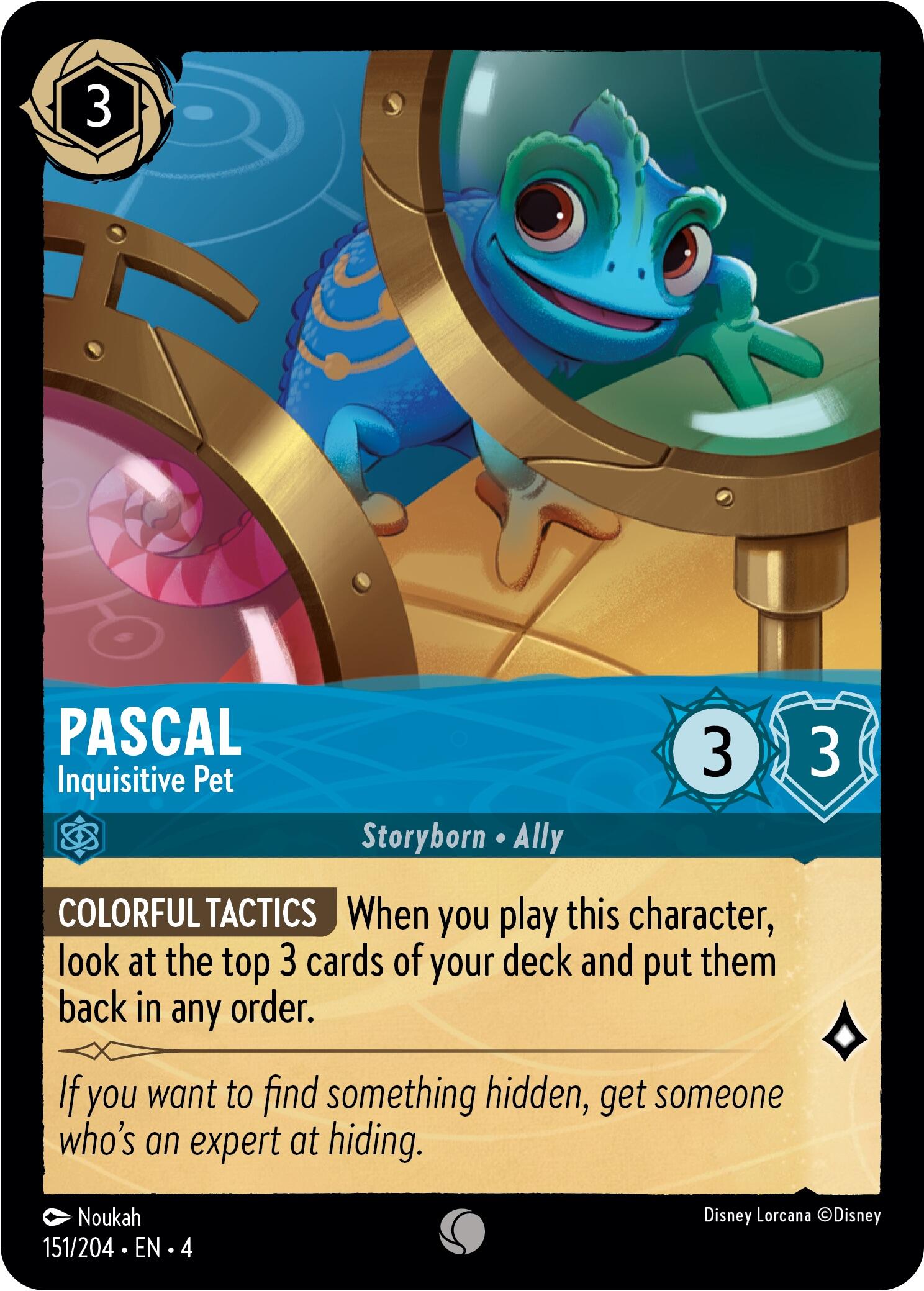 Pascal - Inquisitive Pet (151/204) [Ursula's Return] | Cards and Coasters CA