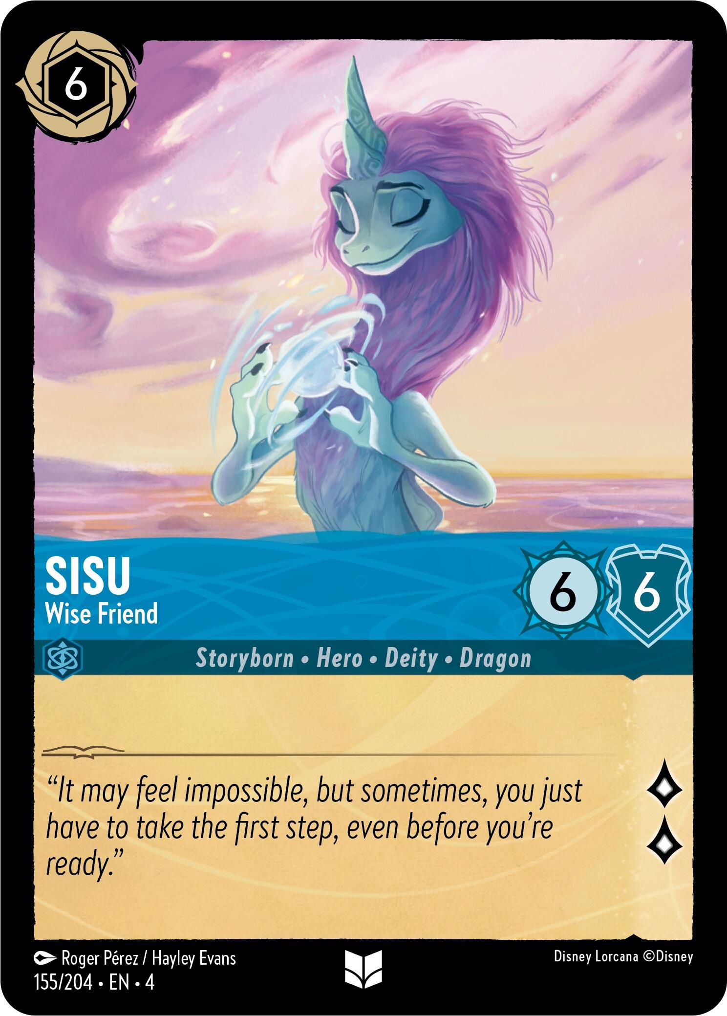 Sisu - Wise Friend (155/204) [Ursula's Return] | Cards and Coasters CA