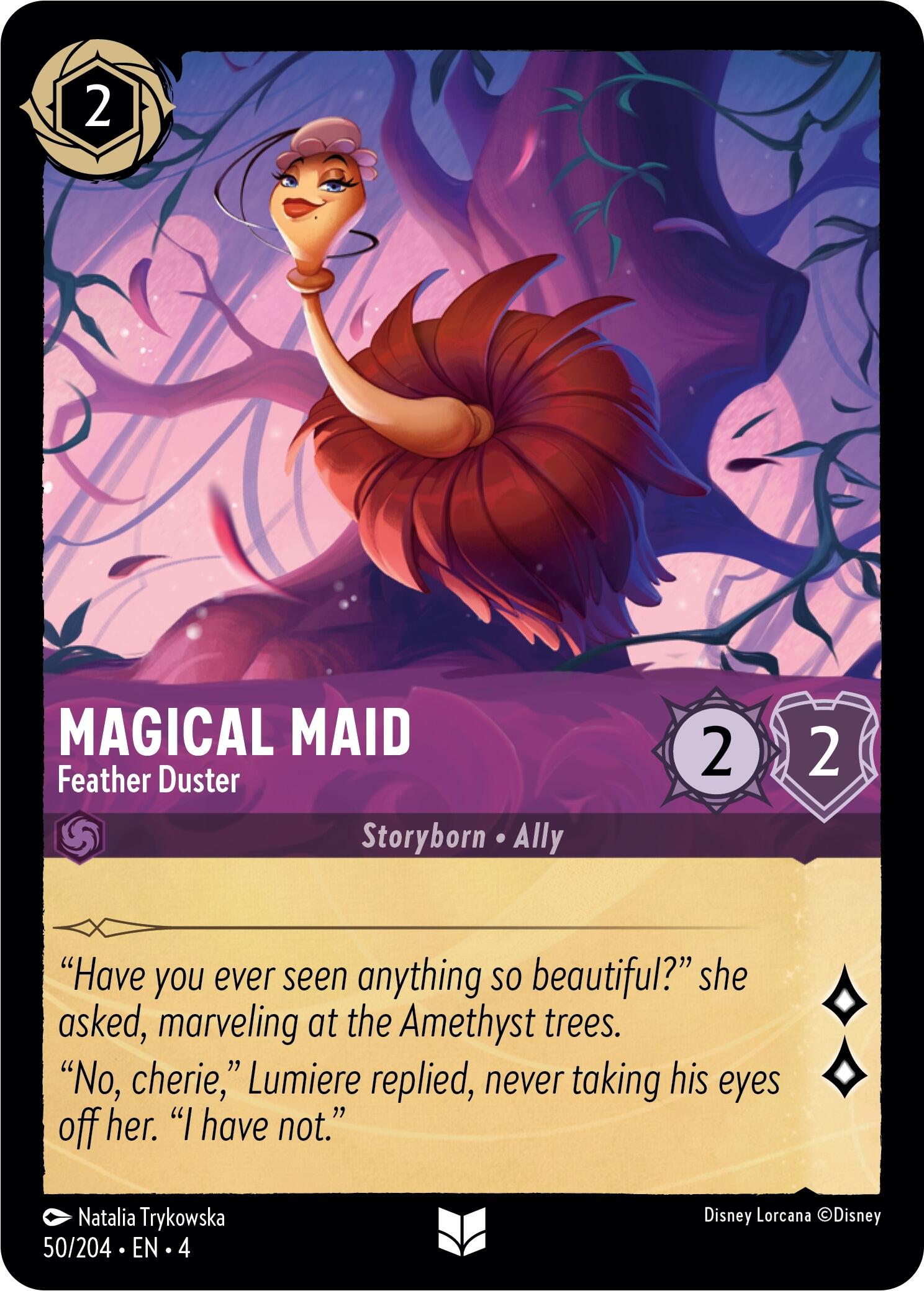 Magical Maid - Feather Duster (50/204) [Ursula's Return] | Cards and Coasters CA