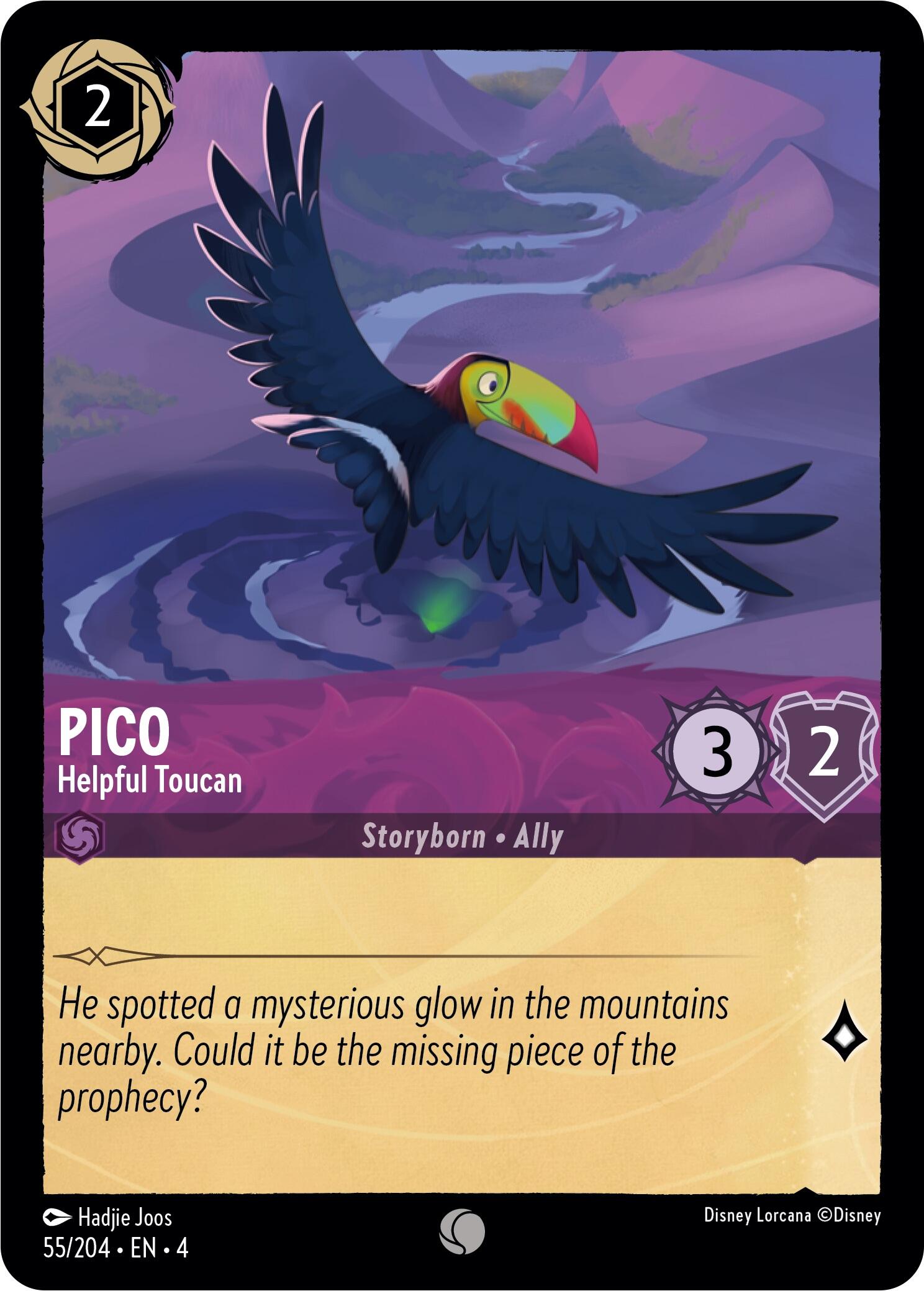 Pico - Helpful Toucan (55/204) [Ursula's Return] | Cards and Coasters CA