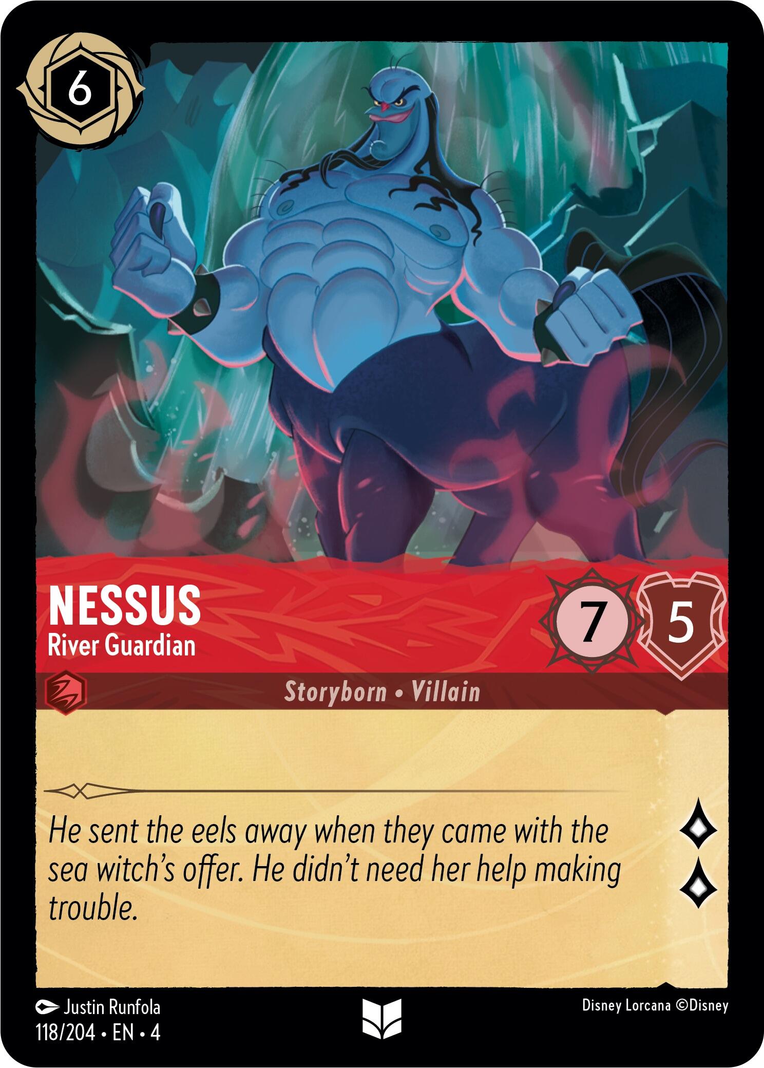 Nessus - River Guardian (118/204) [Ursula's Return] | Cards and Coasters CA