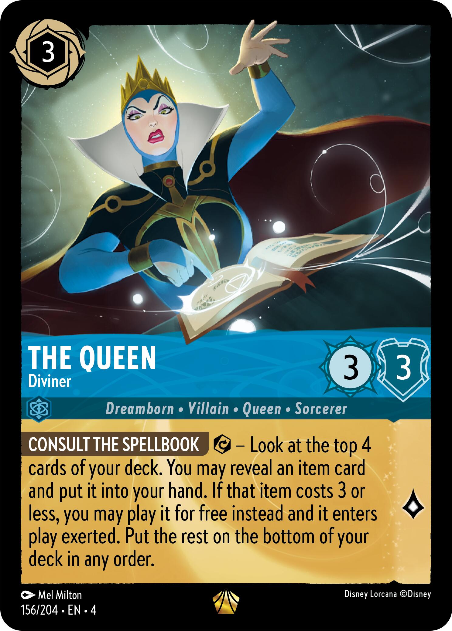 The Queen - Diviner (156/204) [Ursula's Return] | Cards and Coasters CA