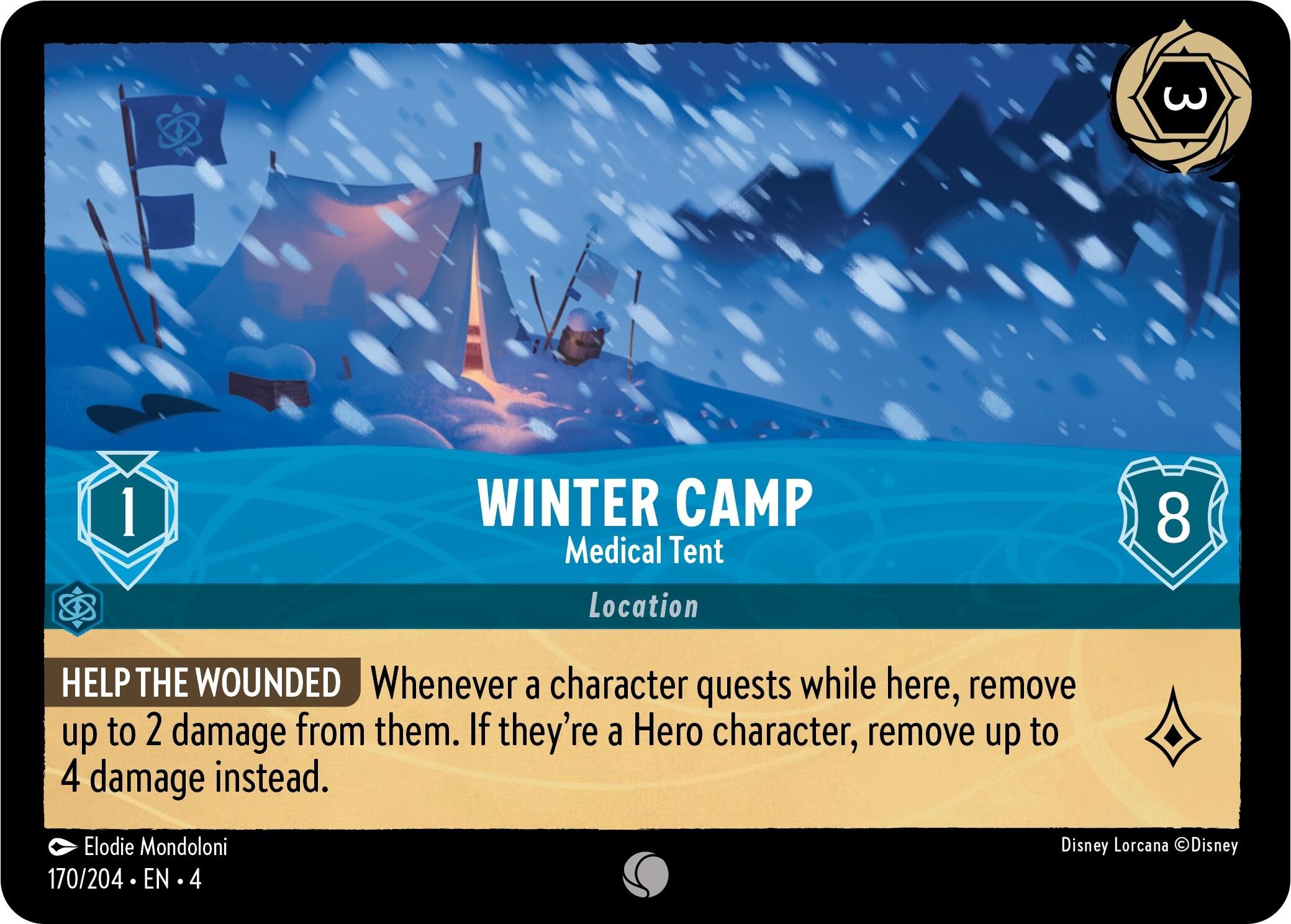 Winter Camp - Medical Tent (170/204) [Ursula's Return] | Cards and Coasters CA