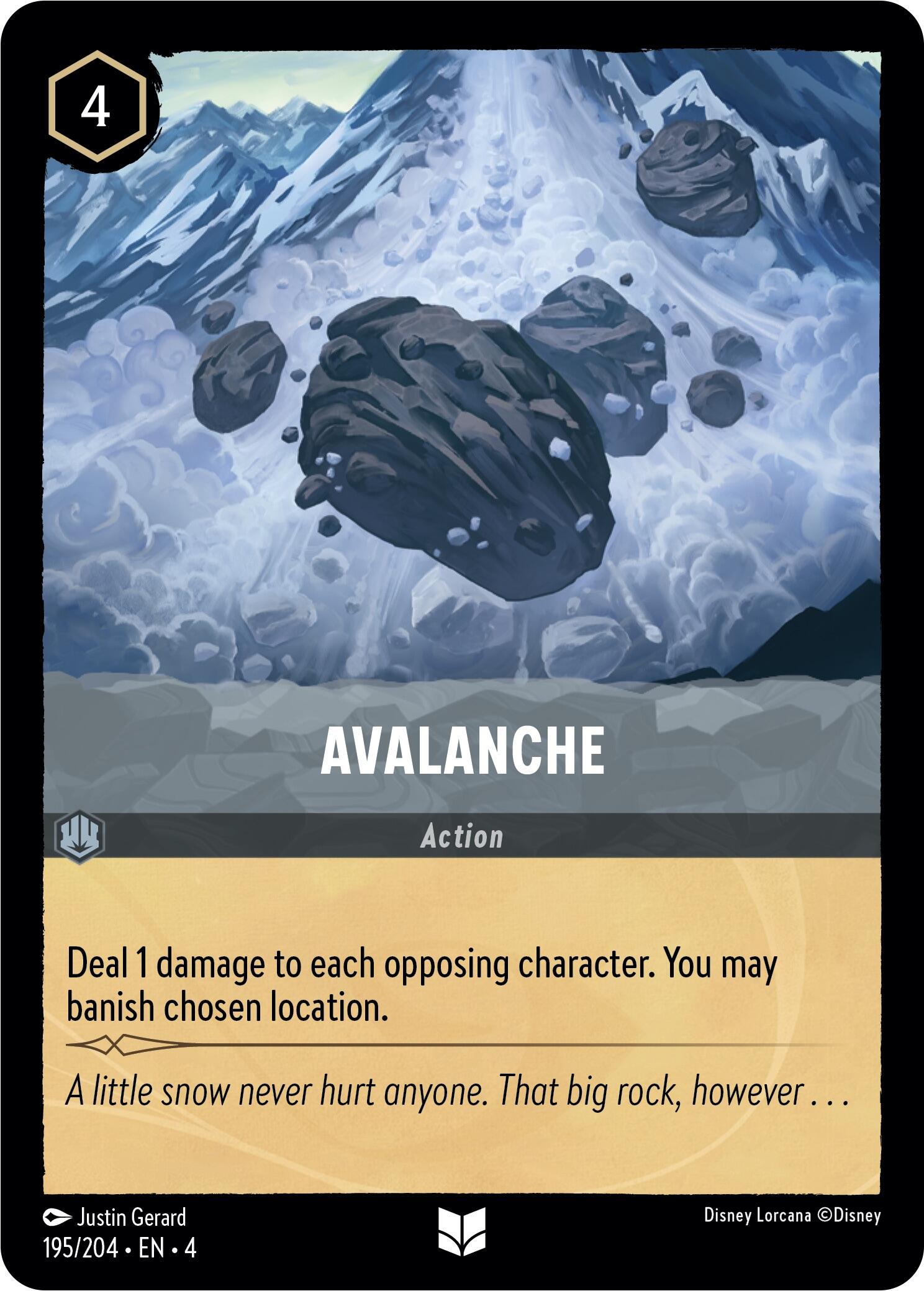 Avalanche (195/204) [Ursula's Return] | Cards and Coasters CA