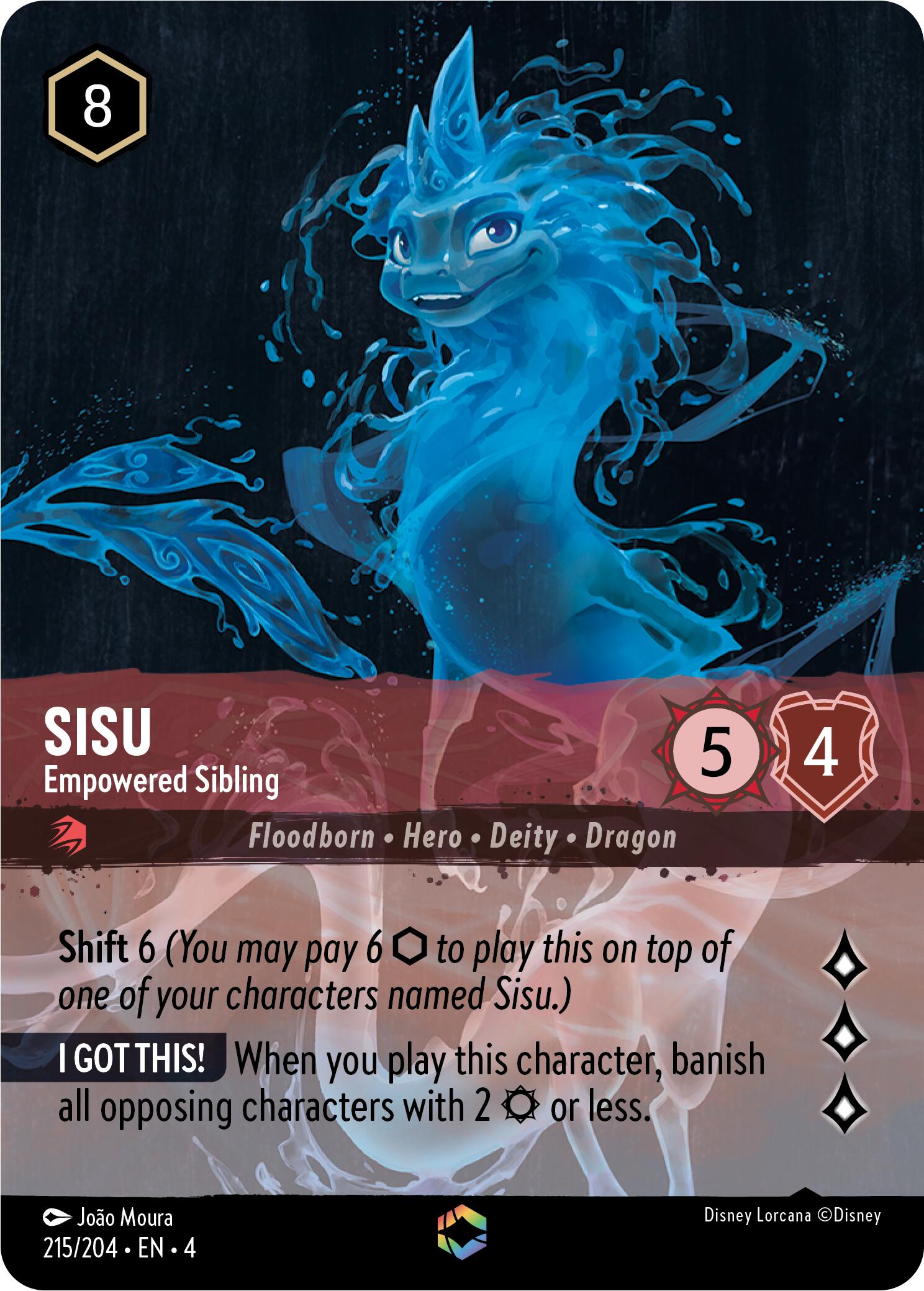 Sisu - Empowered Sibling (Enchanted) (215/204) [Ursula's Return] | Cards and Coasters CA