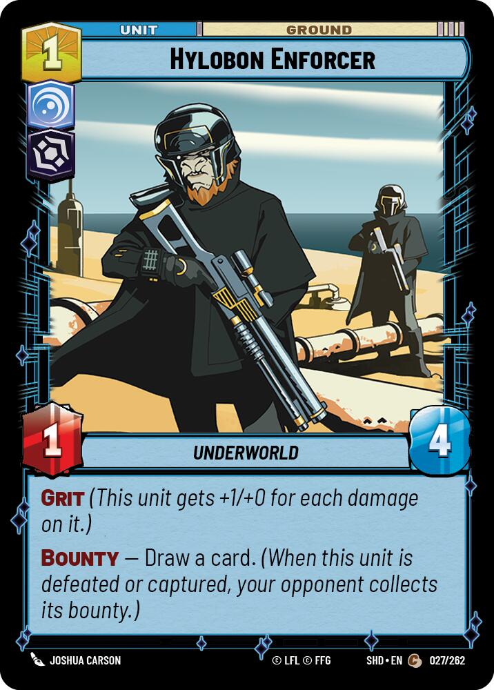 Hylobon Enforcer (027/262) (027/262) [Shadows of the Galaxy] | Cards and Coasters CA