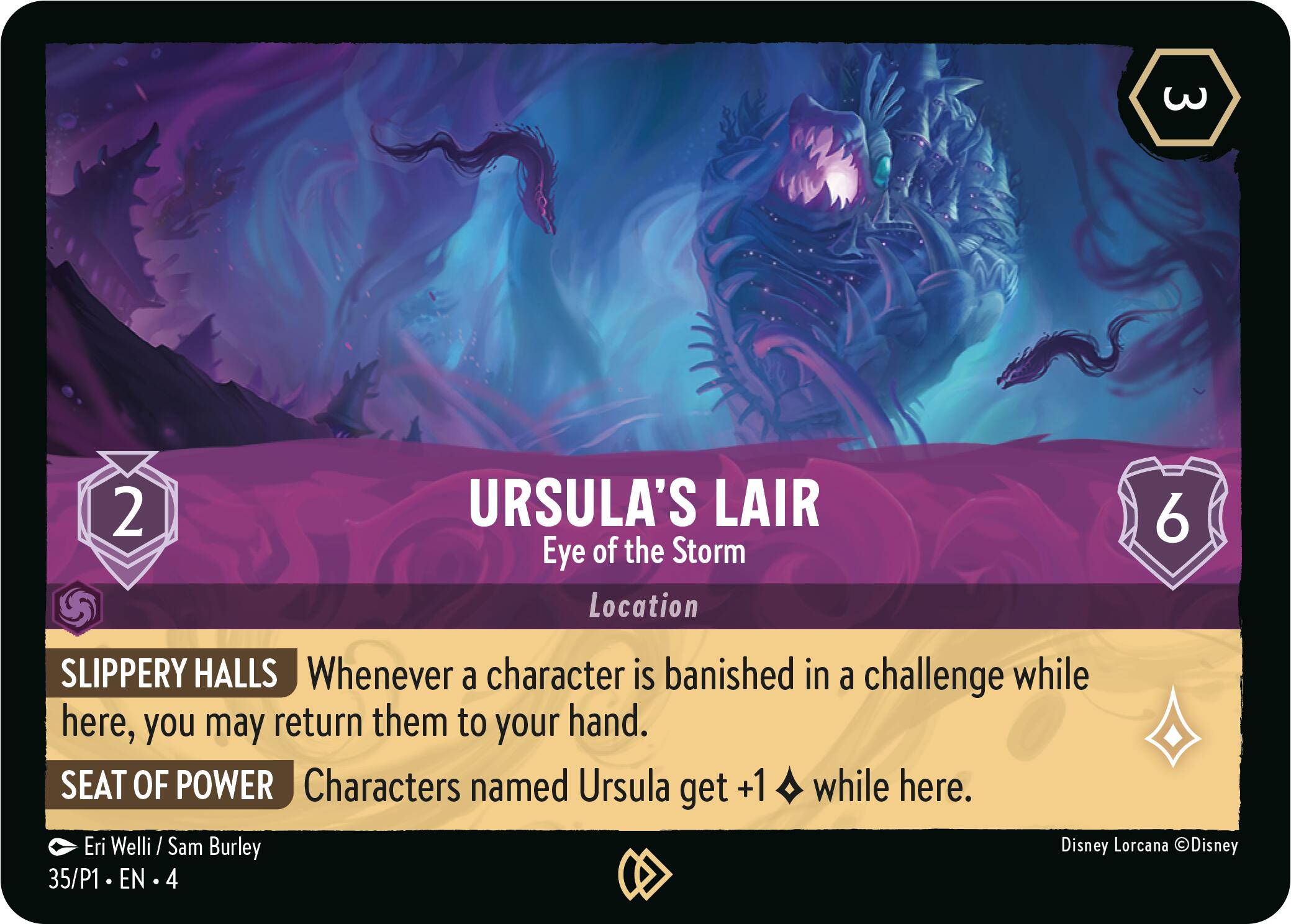 Ursula's Lair - Eye of the Storm (35) [Promo Cards] | Cards and Coasters CA