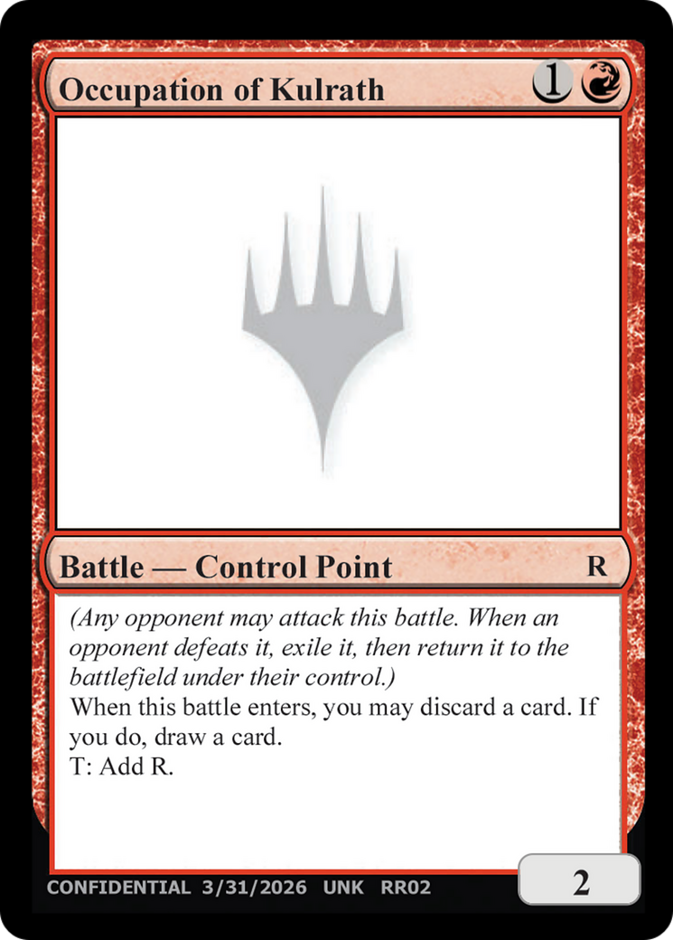 Occupation of Kulrath [Unknown Event] | Cards and Coasters CA