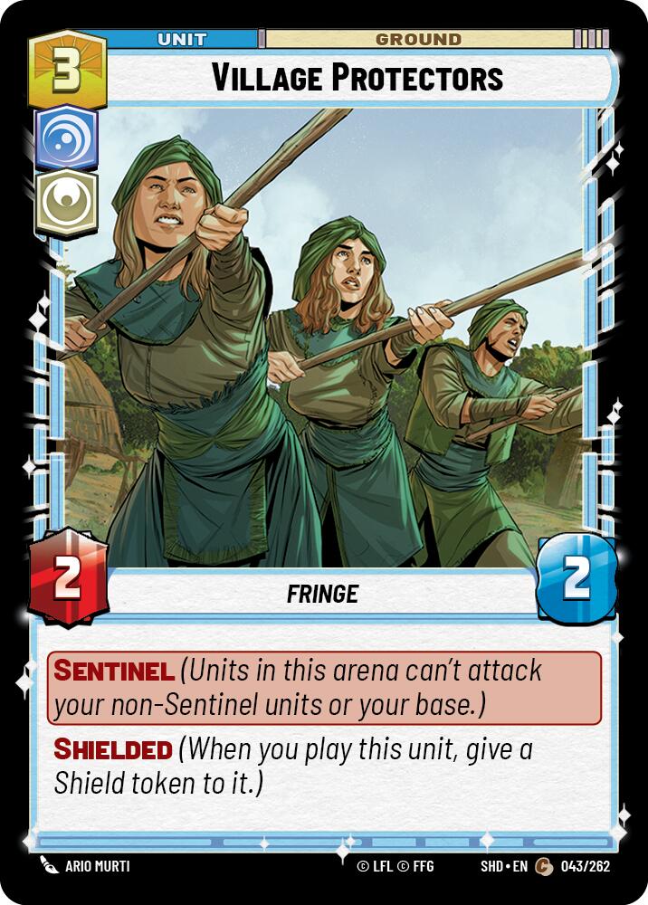 Village Protectors (043/262) (043/262) [Shadows of the Galaxy] | Cards and Coasters CA