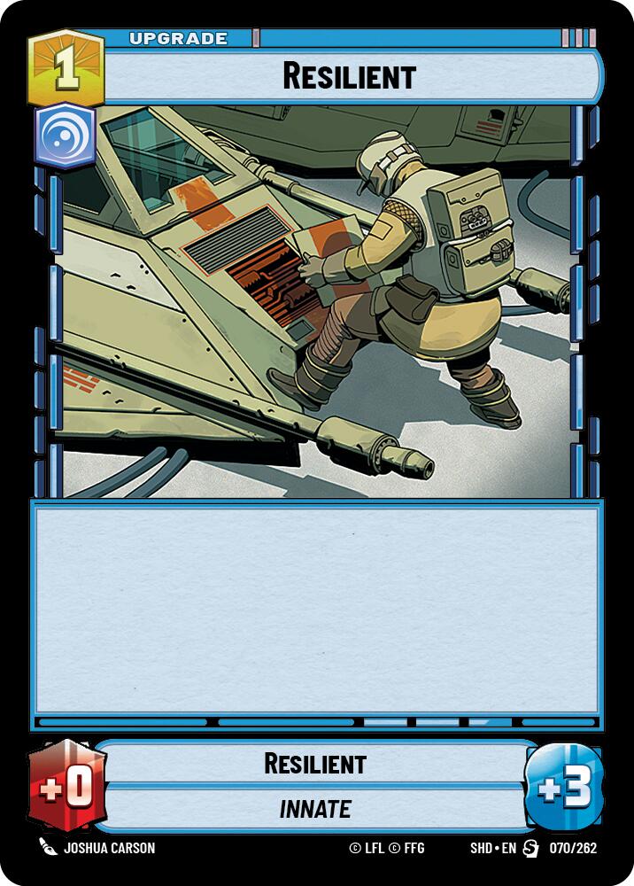 Resilient (070/262) (070/262) [Shadows of the Galaxy] | Cards and Coasters CA