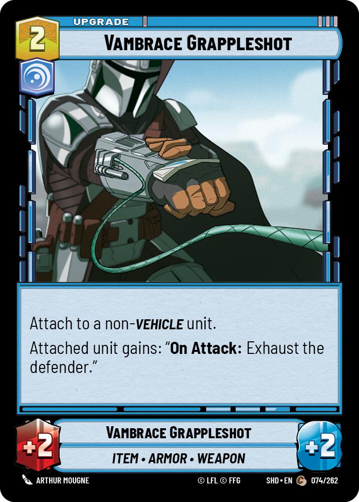 Vambrace Grappleshot (074/262) (074/262) [Shadows of the Galaxy] | Cards and Coasters CA