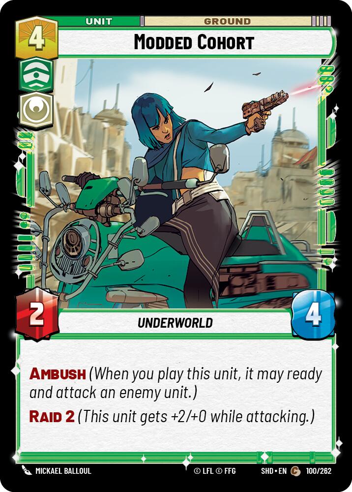 Modded Cohort (100/262) (100/262) [Shadows of the Galaxy] | Cards and Coasters CA