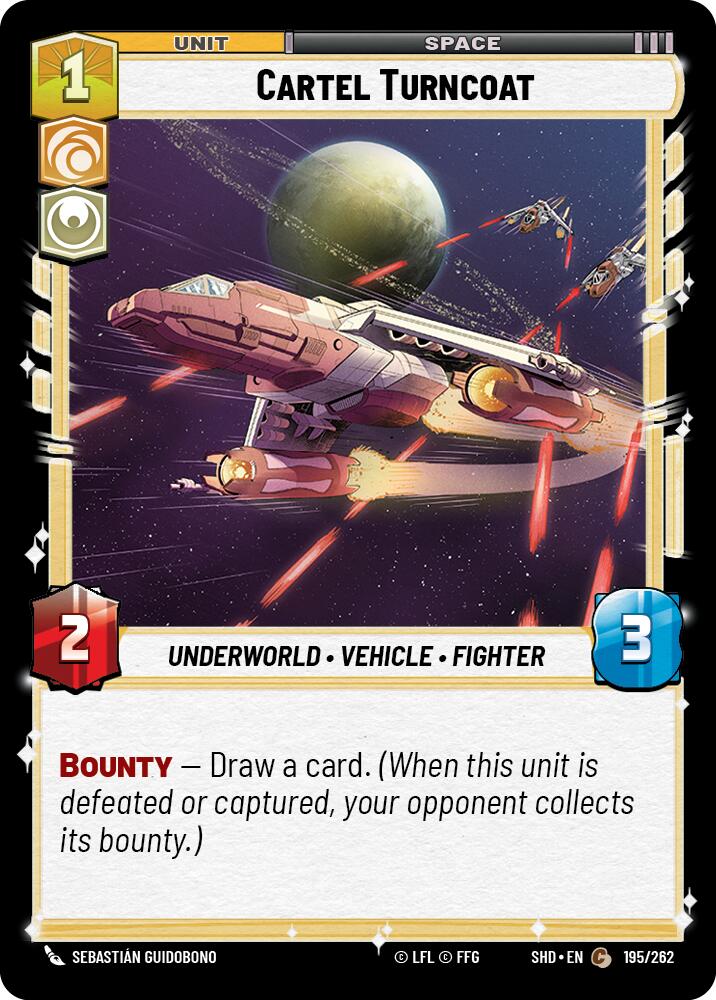 Cartel Turncoat (195/262) (195/262) [Shadows of the Galaxy] | Cards and Coasters CA