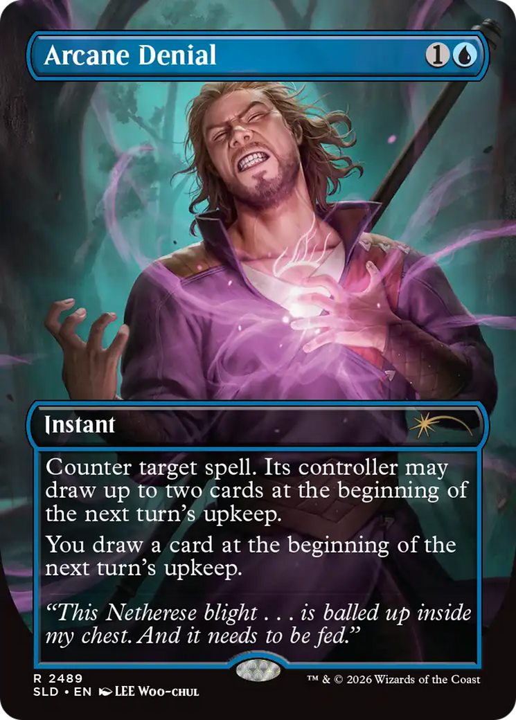 Arcane Denial (2489) [Secret Lair Drop Series] | Cards and Coasters CA