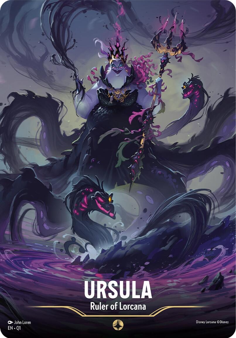 Ursula - Ruler of Lorcana (Oversized) [Illumineer's Quest: Deep Trouble] | Cards and Coasters CA