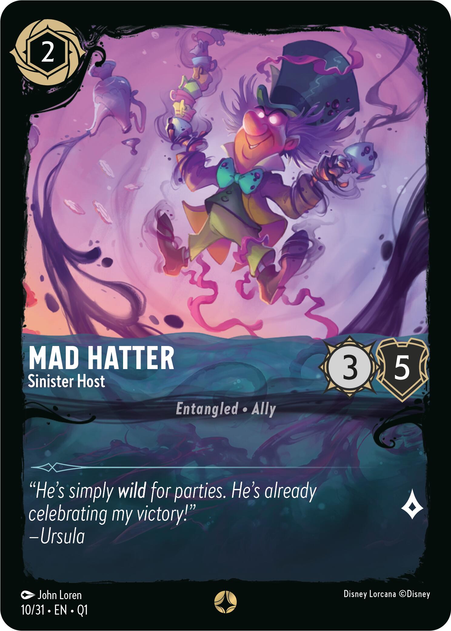 Mad Hatter - Sinister Host (10/31) [Illumineer's Quest: Deep Trouble] | Cards and Coasters CA