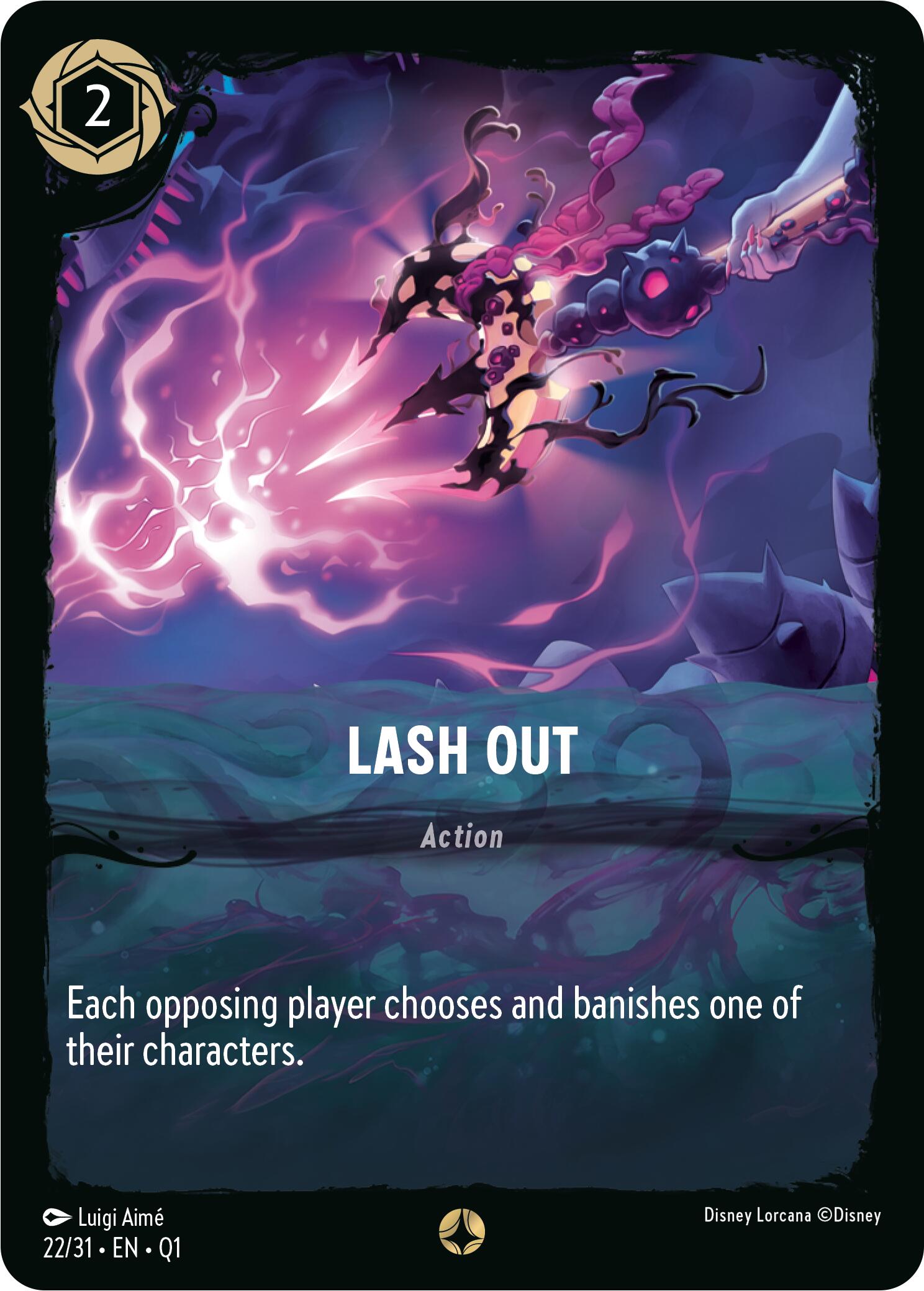 Lash Out (22/31) [Illumineer's Quest: Deep Trouble] | Cards and Coasters CA