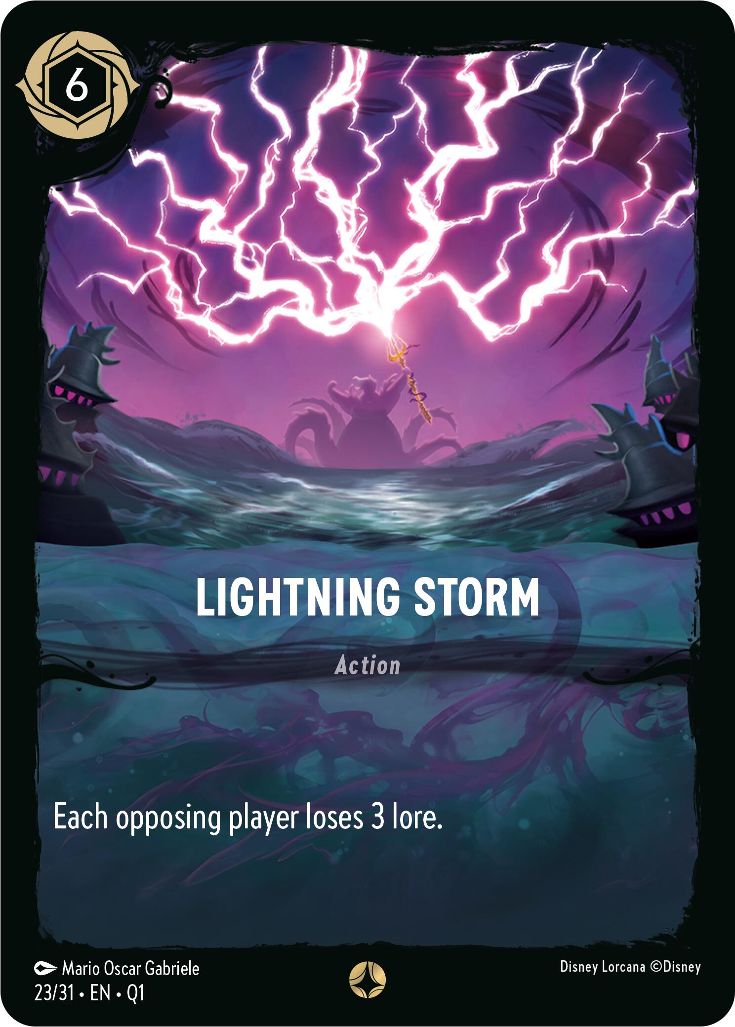 Lightning Storm (23/31) [Illumineer's Quest: Deep Trouble] | Cards and Coasters CA