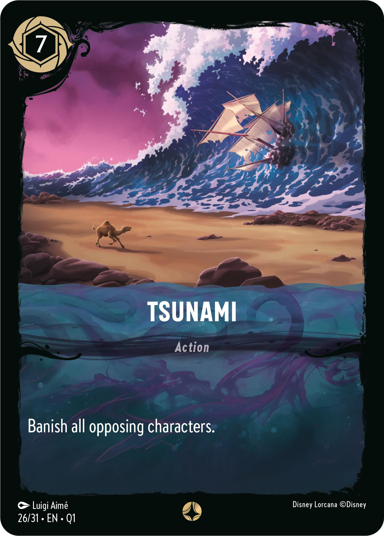 Tsunami (26/31) [Illumineer's Quest: Deep Trouble] | Cards and Coasters CA