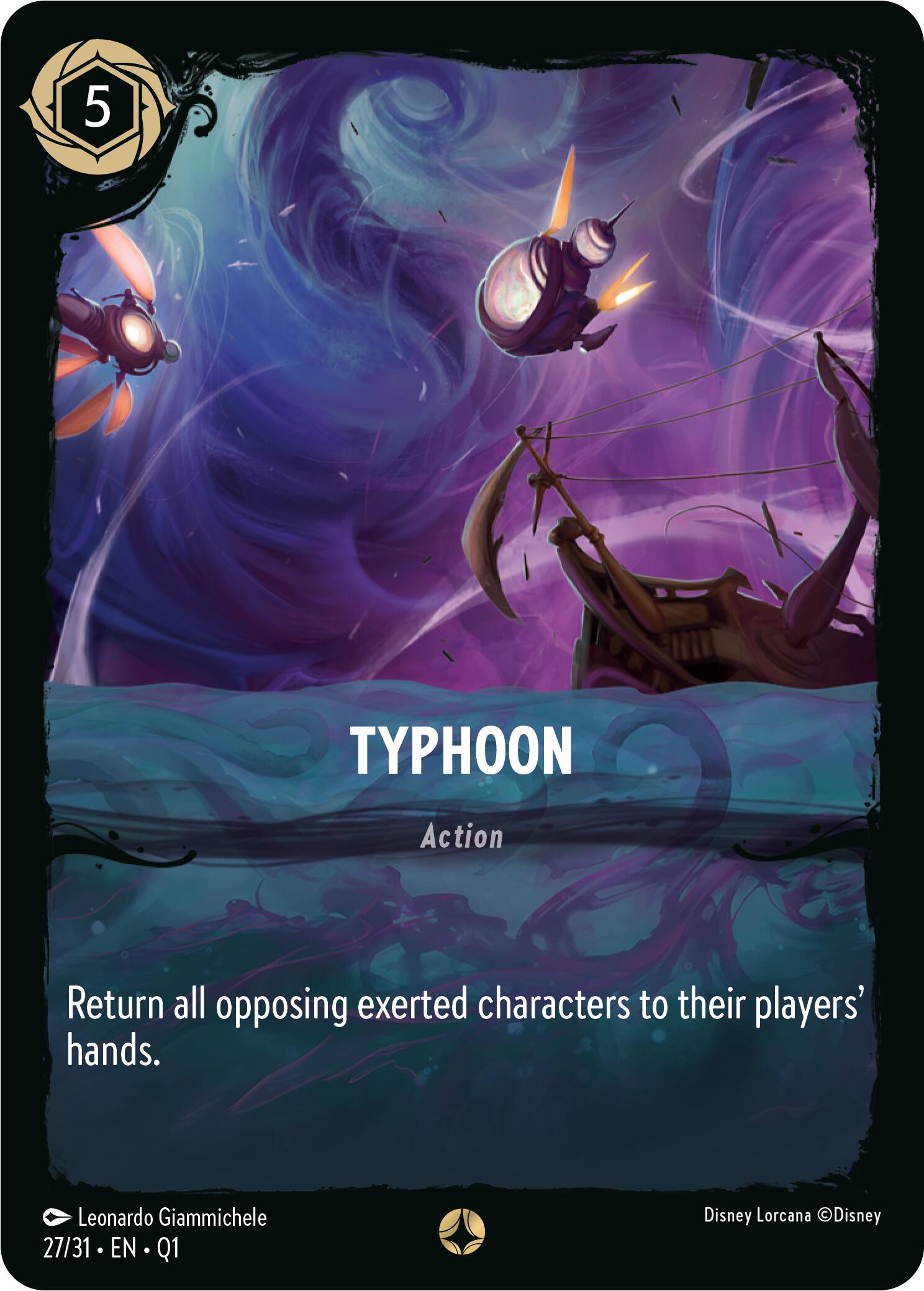 Typhoon (27/31) [Illumineer's Quest: Deep Trouble] | Cards and Coasters CA