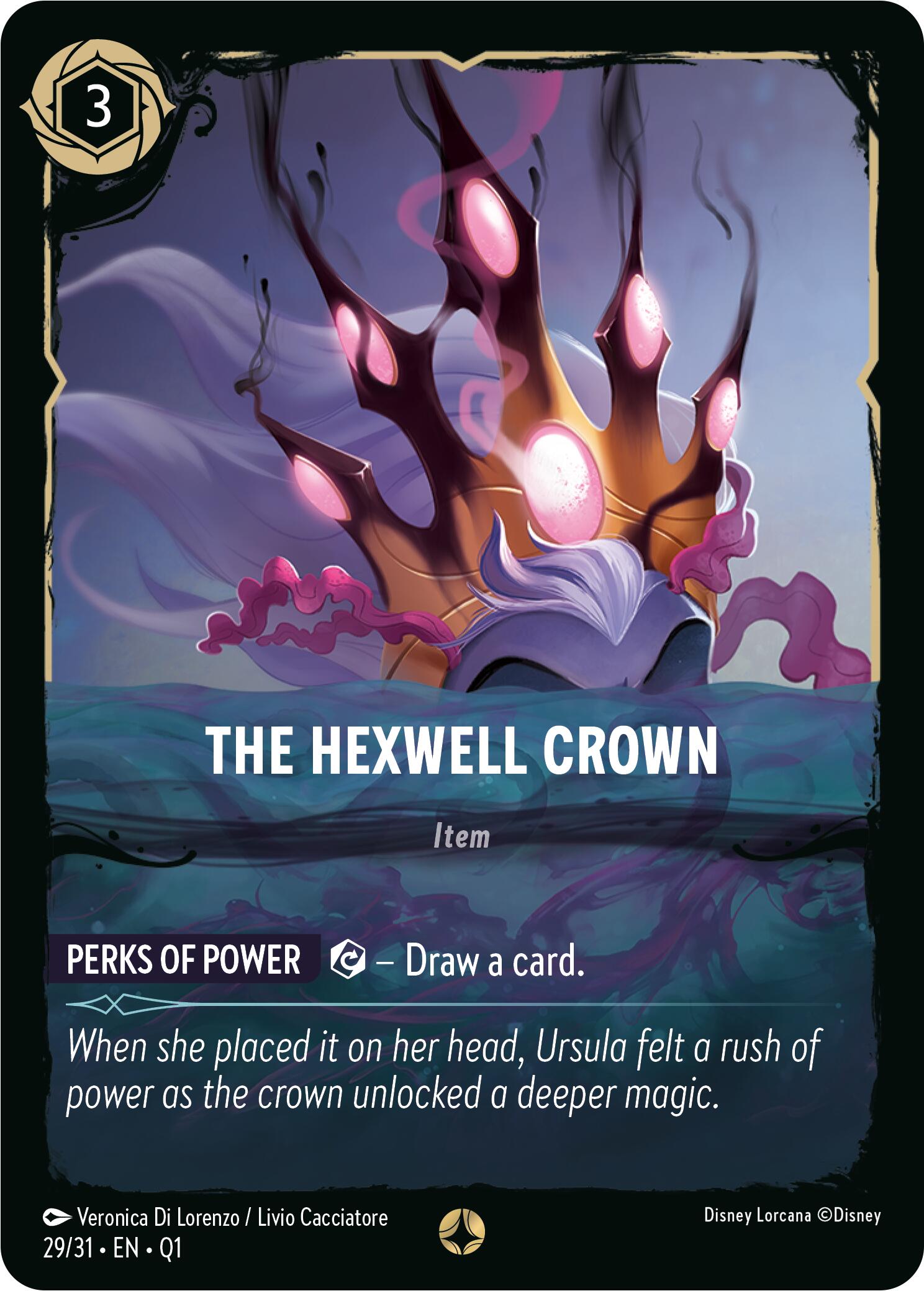 The Hexwell Crown (29/31) [Illumineer's Quest: Deep Trouble] | Cards and Coasters CA