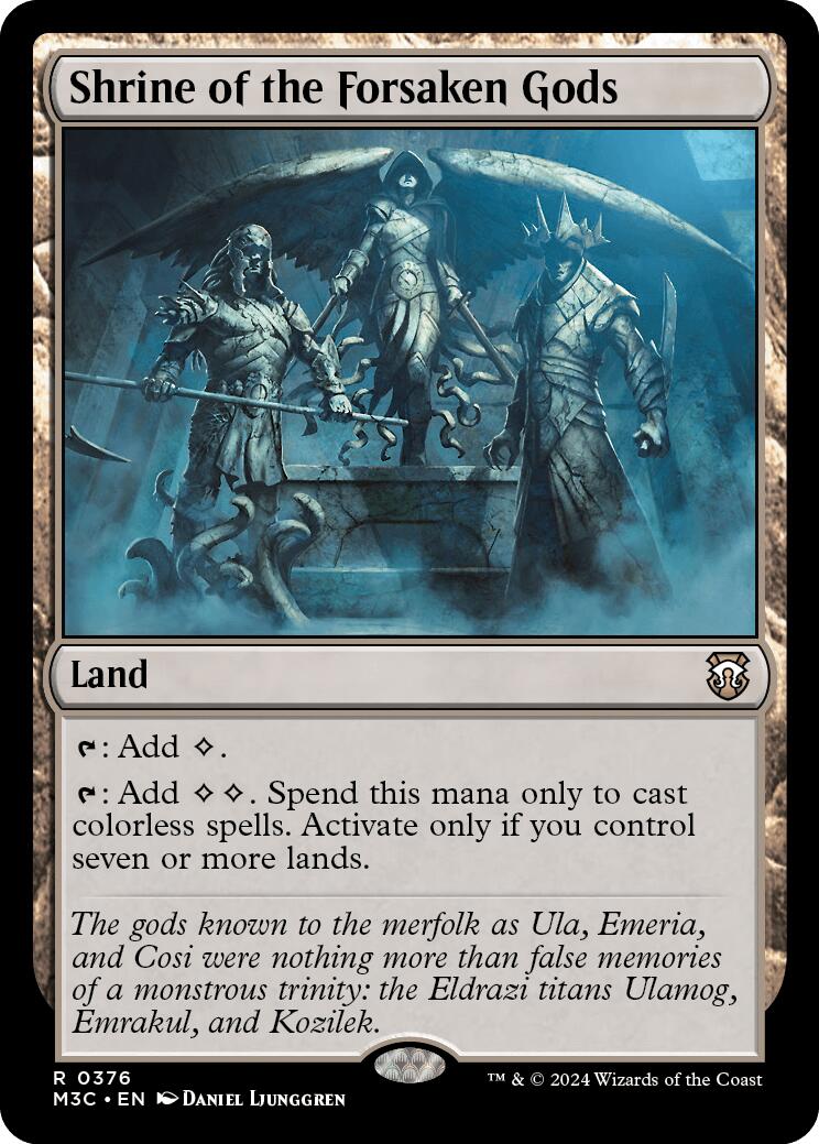 Shrine of the Forsaken Gods [Modern Horizons 3 Commander] | Cards and Coasters CA