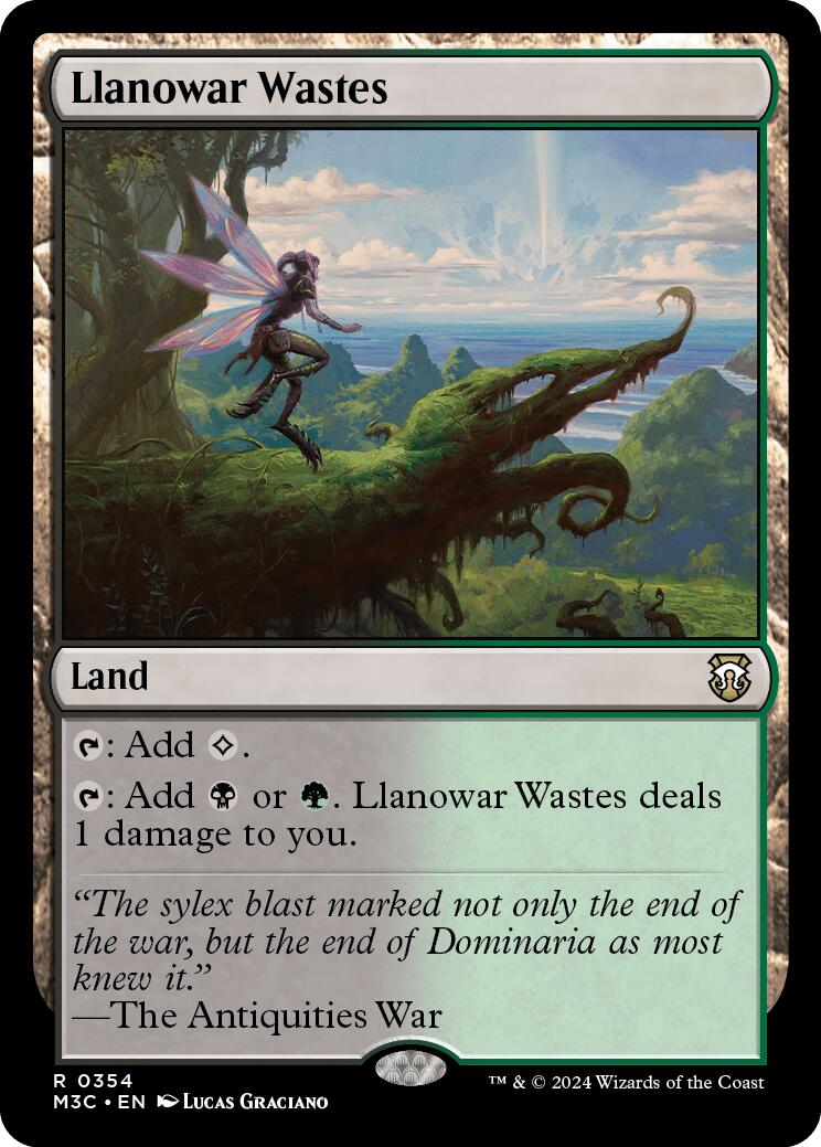 Llanowar Wastes [Modern Horizons 3 Commander] | Cards and Coasters CA