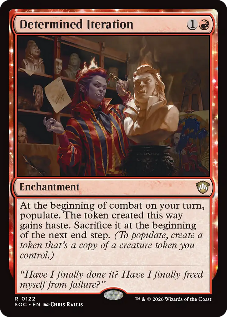 Determined Iteration [Secrets of Strixhaven Commander] | Cards and Coasters CA
