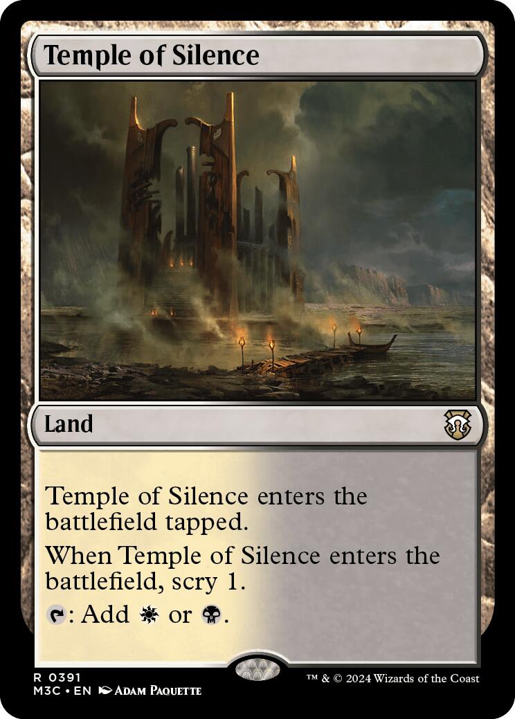 Temple of Silence [Modern Horizons 3 Commander] | Cards and Coasters CA