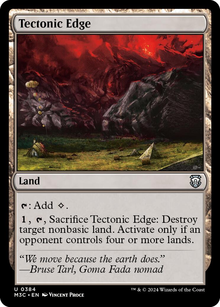 Tectonic Edge [Modern Horizons 3 Commander] | Cards and Coasters CA