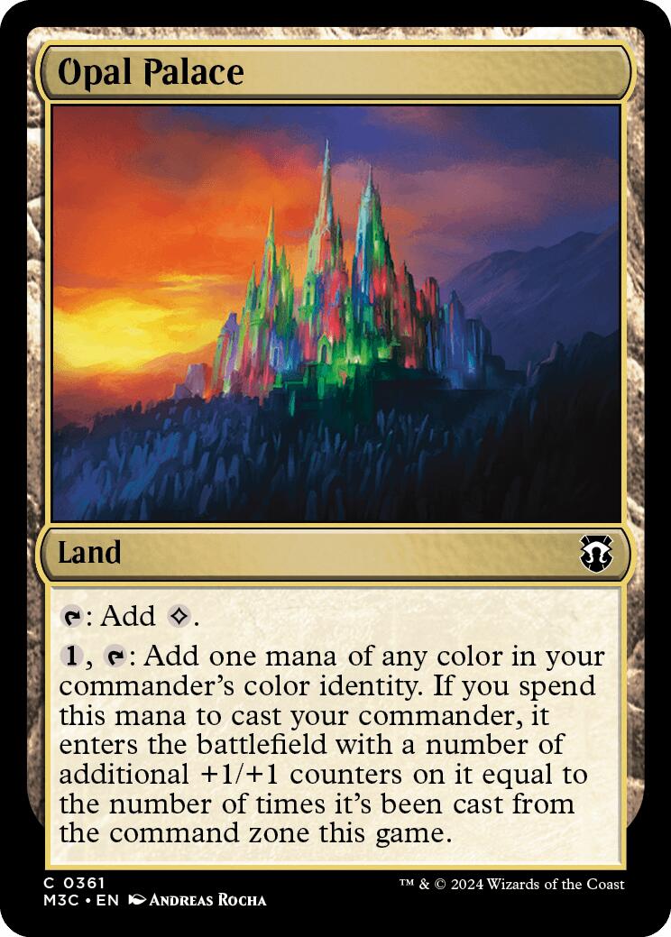 Opal Palace [Modern Horizons 3 Commander] | Cards and Coasters CA